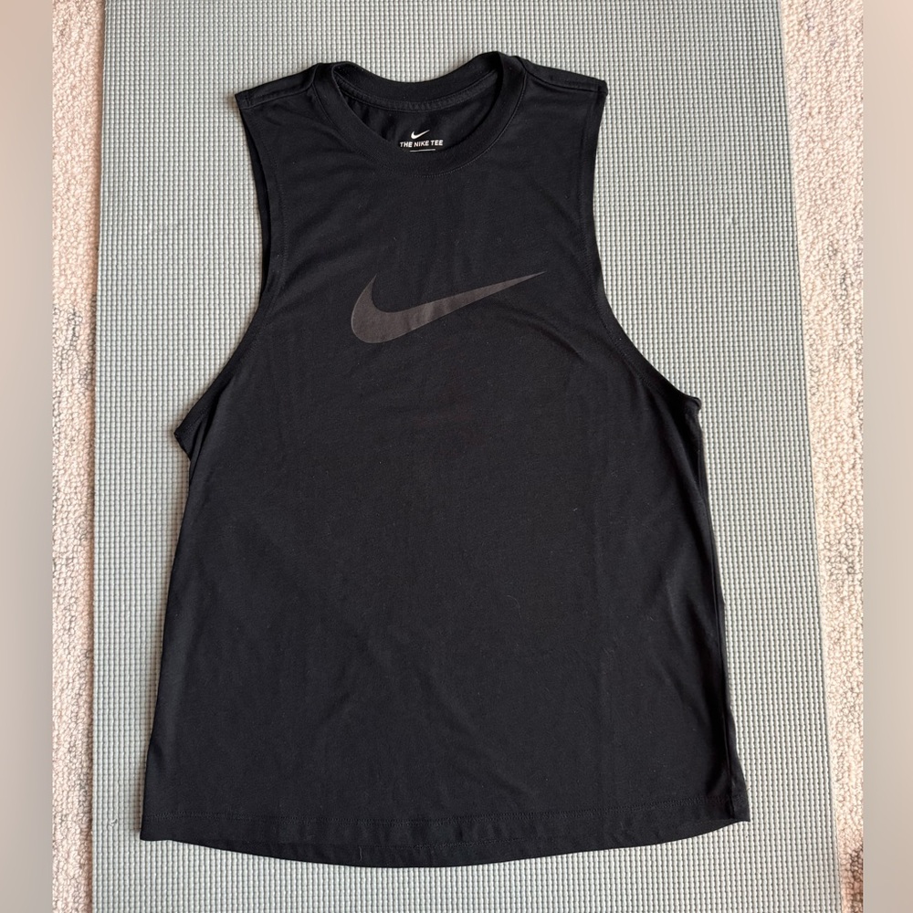 Nike Women’s Dri-Fit Black muscle Tank Top